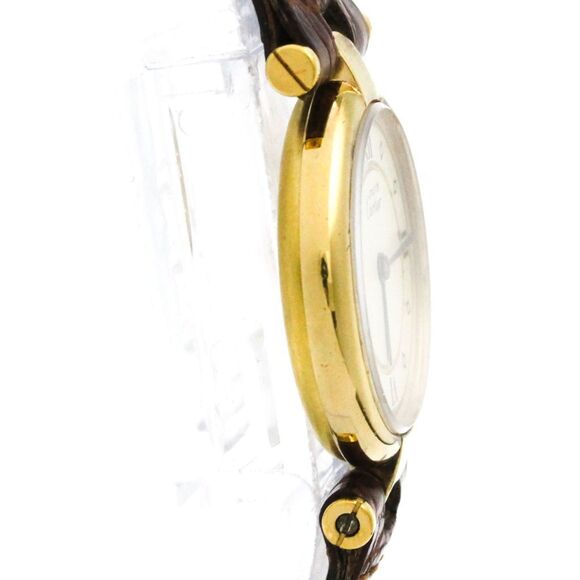 CARTIER Must Vendome Vermeil Gold Plated Quartz Ladies Watch - Picture 8 of 8